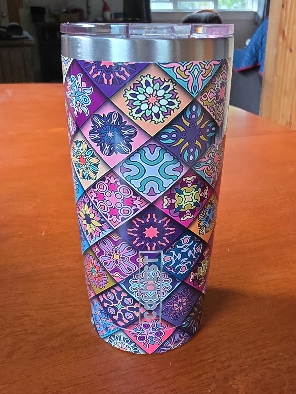 Coldest 20 oz Premium Tumbler - Mosaic Bloom